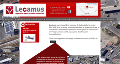 Desktop Screenshot of lecamus.com