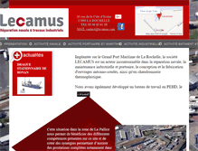 Tablet Screenshot of lecamus.com